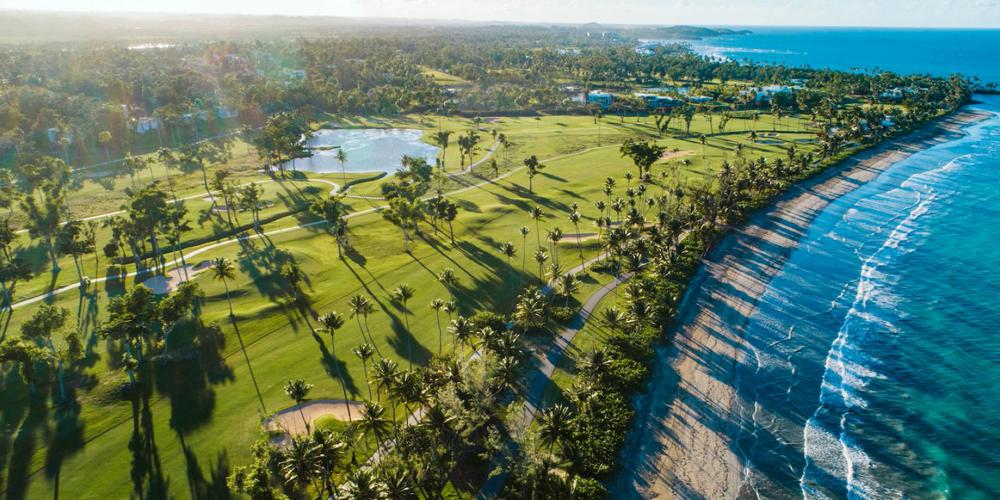 Gorgeous aerial view of the Dorado Beach Resort & Club. 
